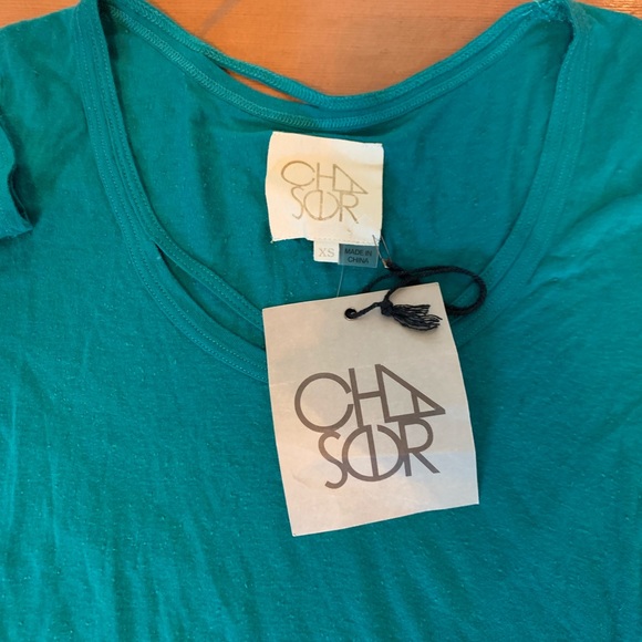 Chaser cut out high low long sleeve t shirt XS - Picture 12 of 12